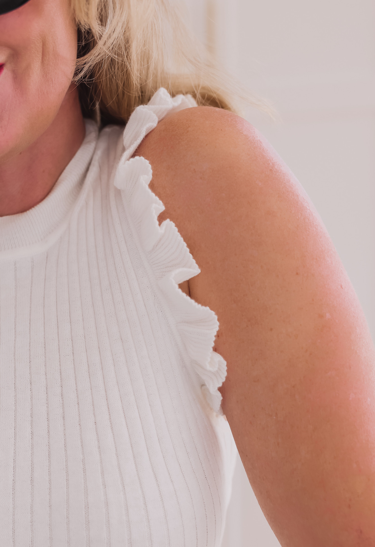 white paige sweater tank